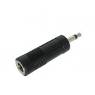Adapter sound system 6.35mm mono socket jack to 3.5mm mono plug jack adapter sound system