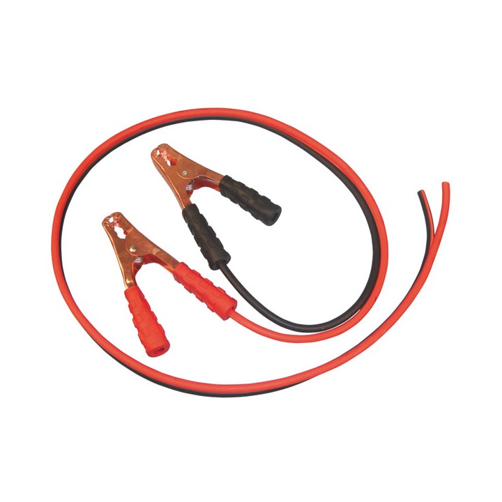 Cable baterie 300 amp 1.5m automovil 1 pinza sin guardacabos de encastrar vehiculo cable arrancamiento jr international - 1