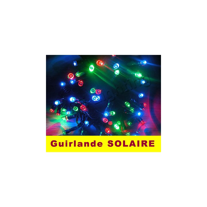 18m solare luce natalizia lampadina da 100 led multicolor impermeabile rosso verde blu, giallo, bianco jr international - 1