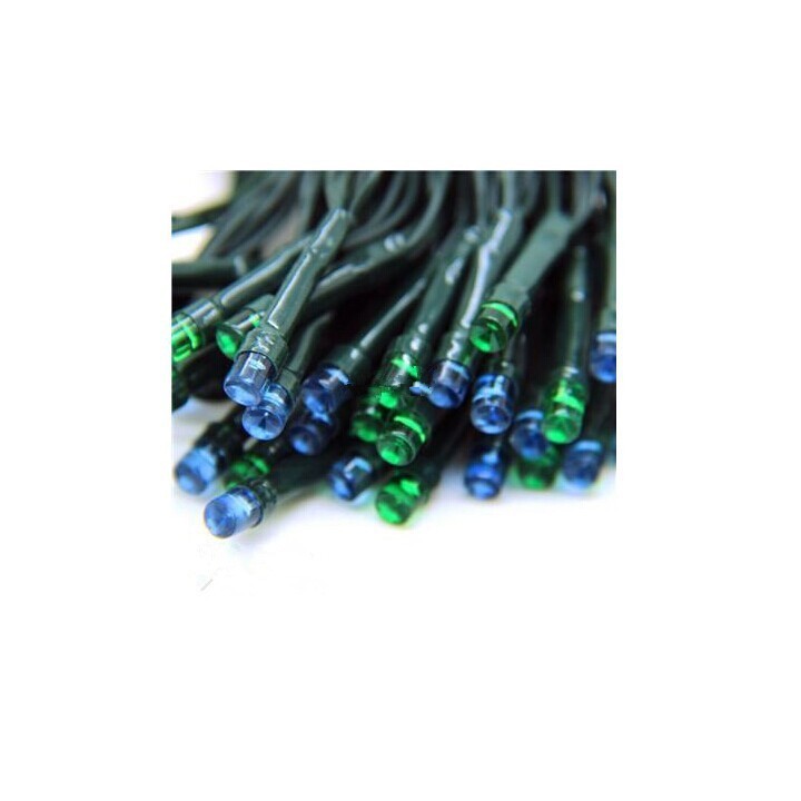 18m solare luce natalizia lampadina da 100 led multicolor impermeabile rosso verde blu, giallo, bianco jr international - 2