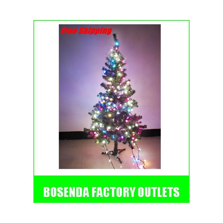 Resistente al agua ip68 5m cuerda bombilla de luz led 50 ronda multicolor rojo, verde, azul, amarillo, blanco jr international -
