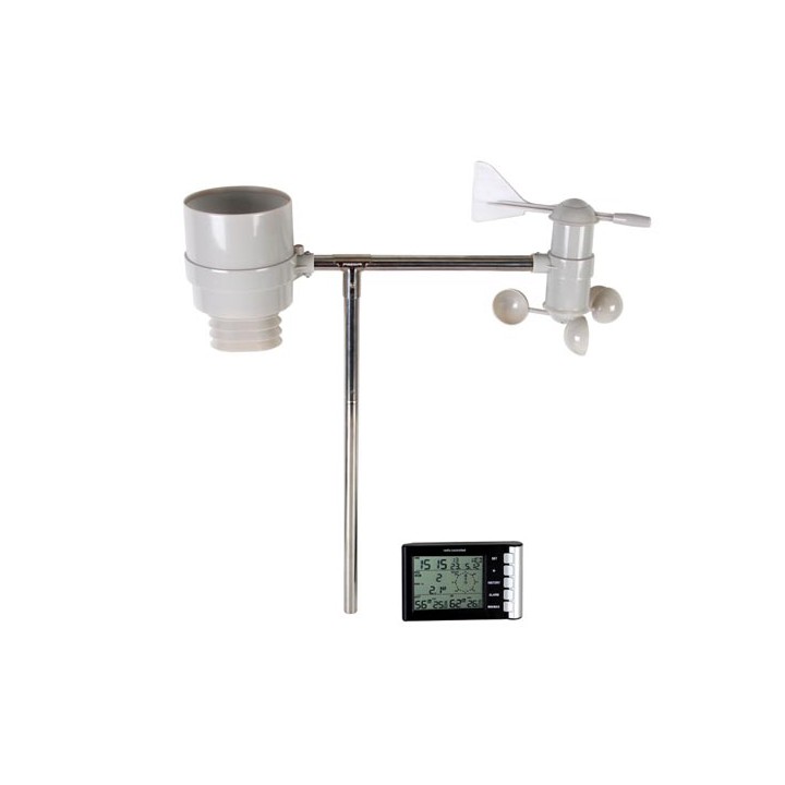 Wireless weather station dcf clock outdoor alarm sensor velleman - 3