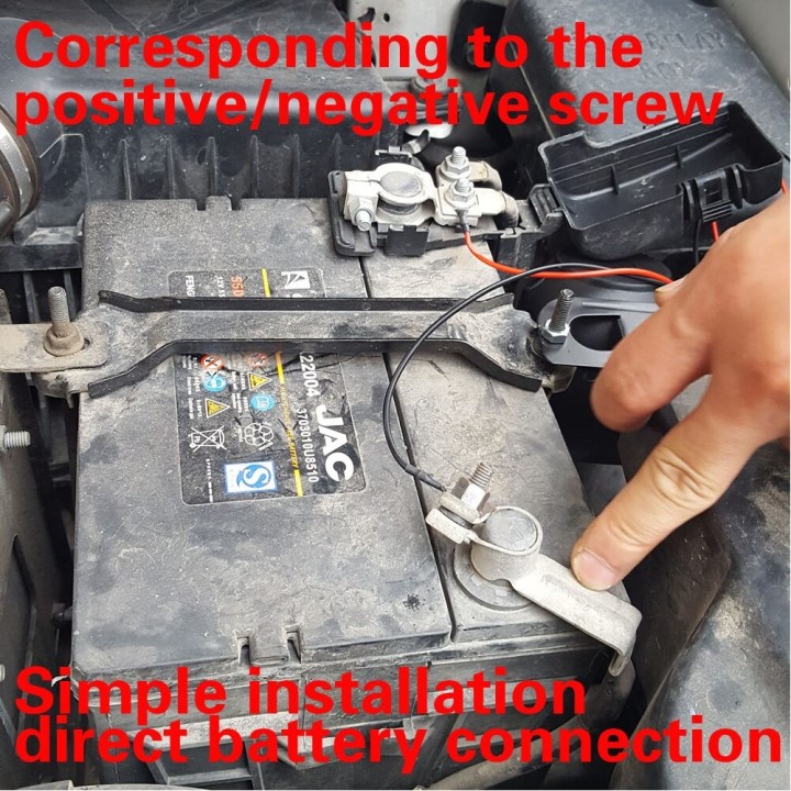 Sirène d'alarme de voiture 2 télécommandes détection de choc de vibration réglable M810-8115 Protection de sécurité antivol