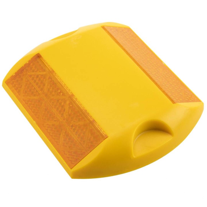 PLOT Riflettore stradale 103x87mm. per strada strada marciapiede terra Sensore di terra in plastica gialla SE113