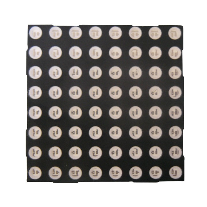 5 millimetri led rosso matrice 8x8 60x60mm 1.8v illuminazione luce jr international - 1