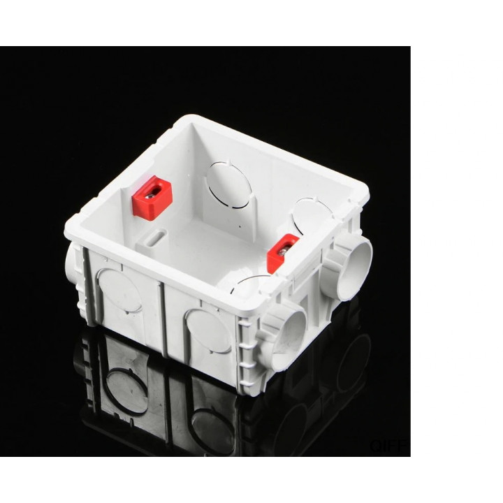 box wall mounting box mounted Cassette projection for electrical socket switch 86X86 PVC