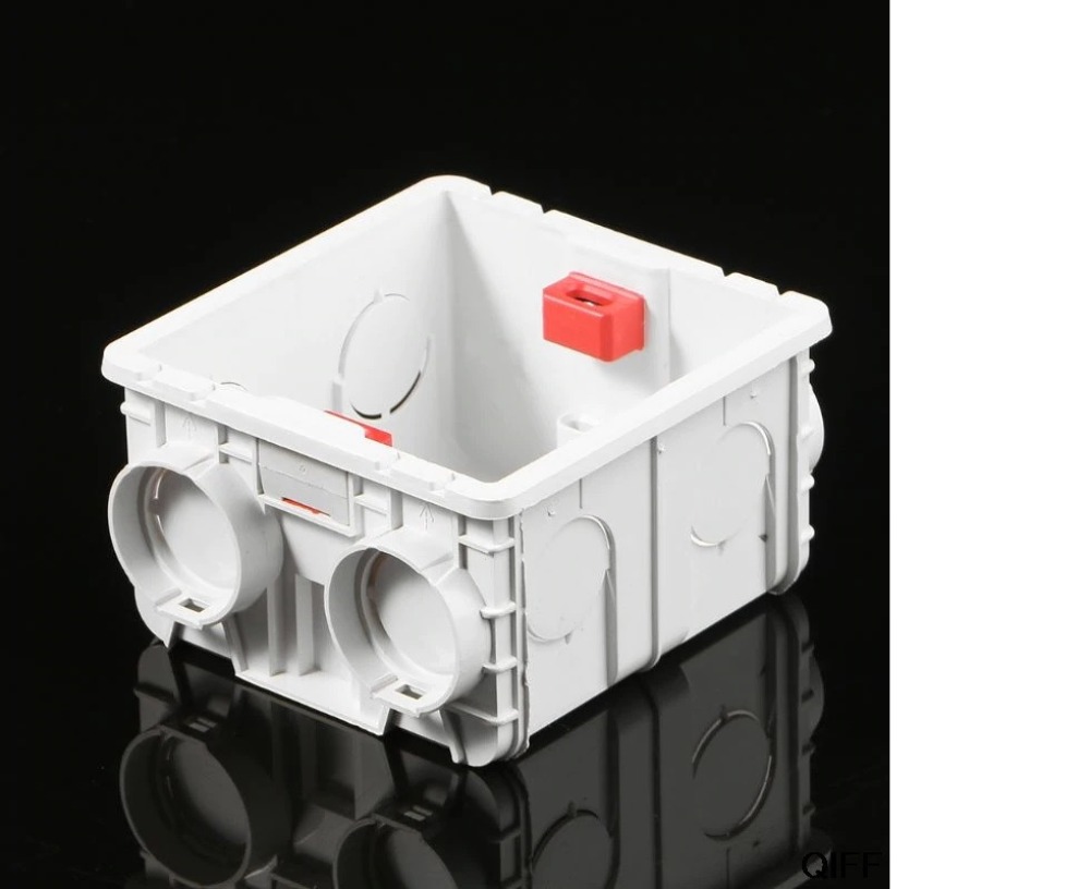 box wall mounting box mounted Cassette projection for electrical socket switch 86X86 PVC