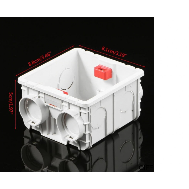 scatola da parete scatola da incasso scatola sporgenza cassetta per interruttore presa elettrica 86X86 PVC