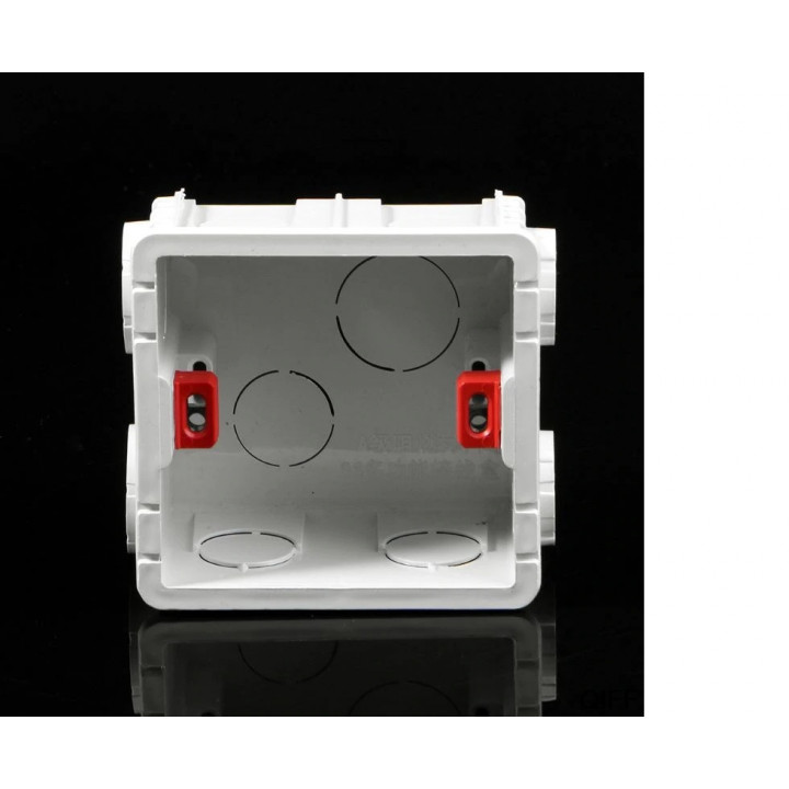 Kastenwandmontage Kastenmontage Kassettenvorsprung für Steckdosenschalter 86X86 PVC