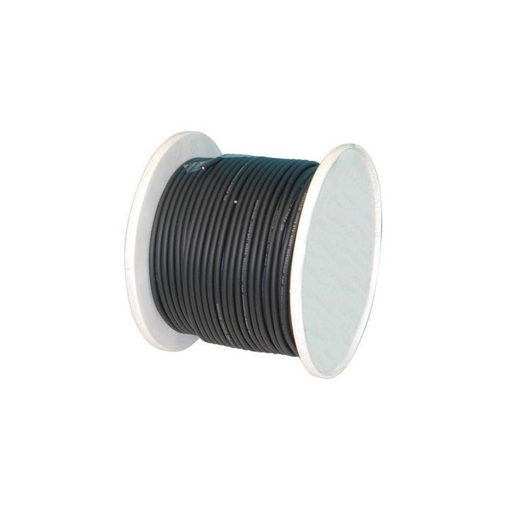 Cable micro 4mm negro para camara audio cable blindado 1c. 4mm 100m cable audio para microfono camara cables velleman - 1