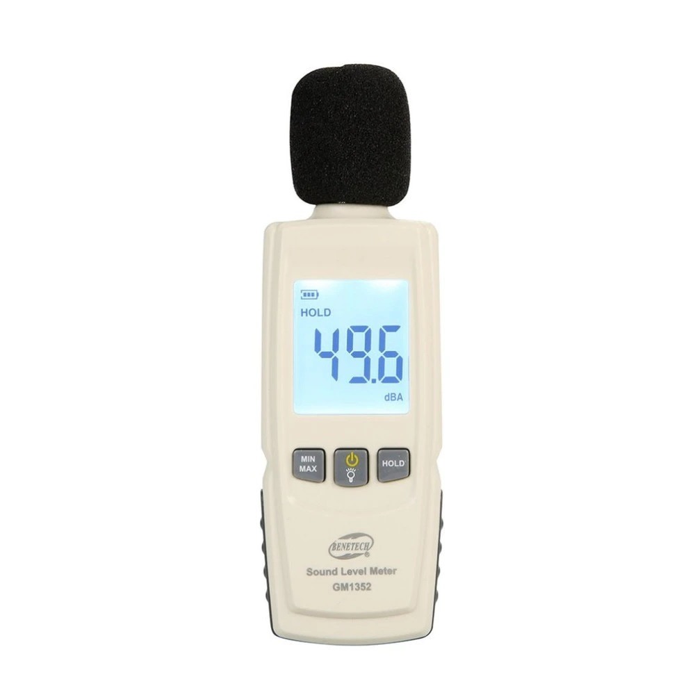 Fonometro decibelmetre decibel meter misura fonometro schermo lcd gm1352 benetech 30-130dB
