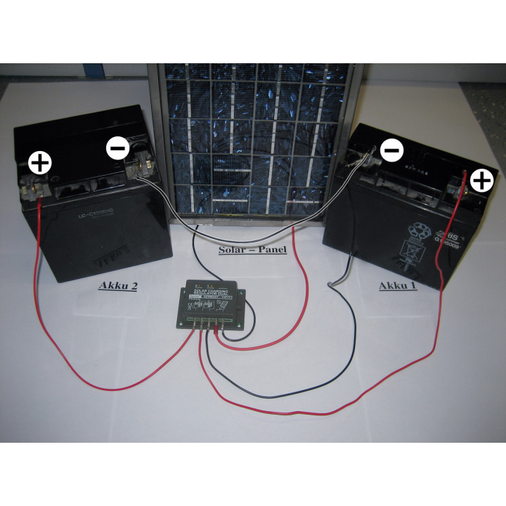 Solar charging regulator dual 16 a m174 kemo - 2