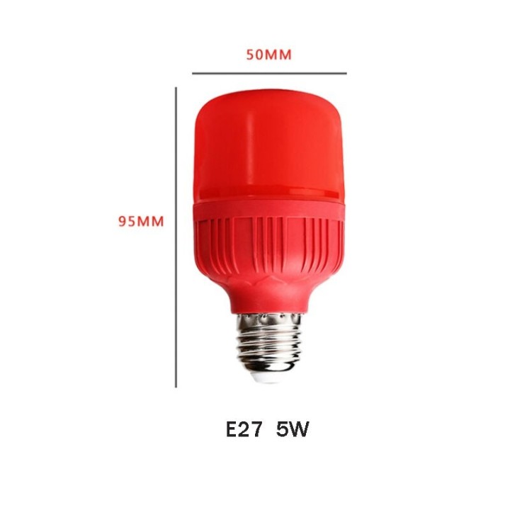 LED-Birne e27 220v 5w rote Laterne Urlaub festliche Energiesparlampe Weihnachtsbeleuchtung