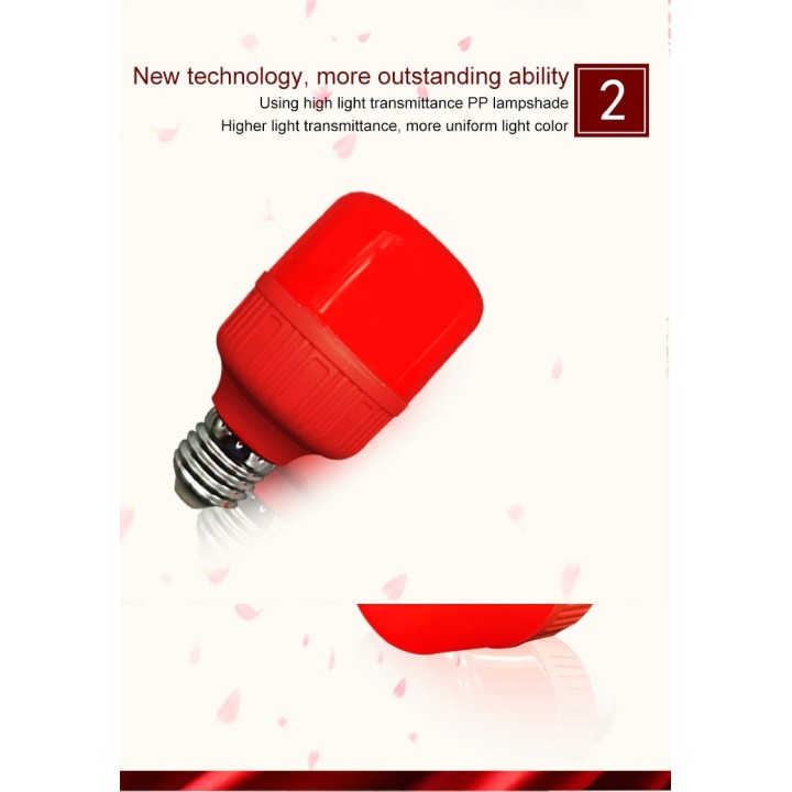 Lampadina a led e27 220v 5w lanterna rossa vacanza festiva lampada natalizia a risparmio energetico