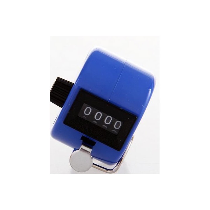 Contatore manuale blu di 4 cifre conteggio punti di punteggio ha meccaniche di merci mano persone jr international - 7