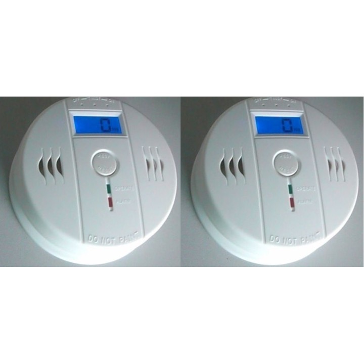 2 Autonome sensor kohlenmonoxid-detektor 9v co en50291 typ b geruchloses gas erkennung alarm summer jr international - 1