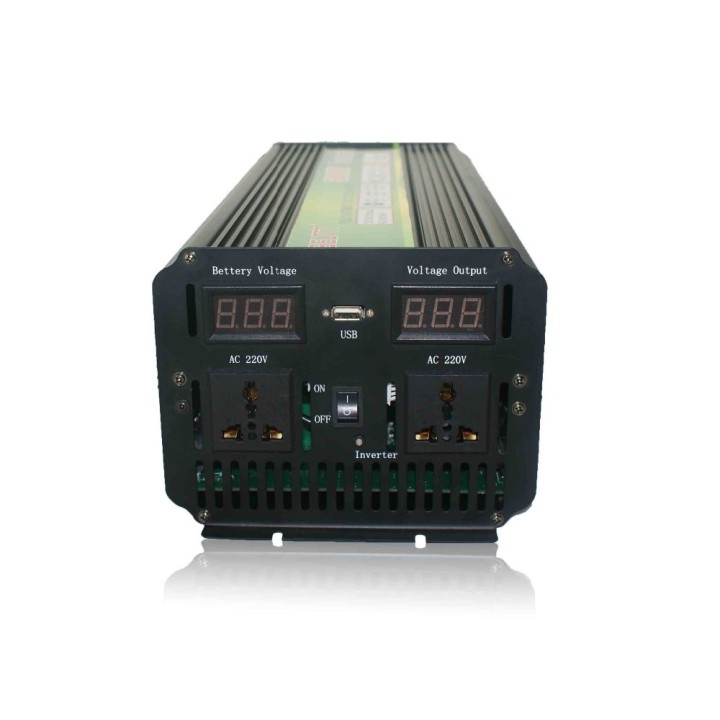 Modified sine wave power inverter 3000w 24vdc in 230vac out pin earth