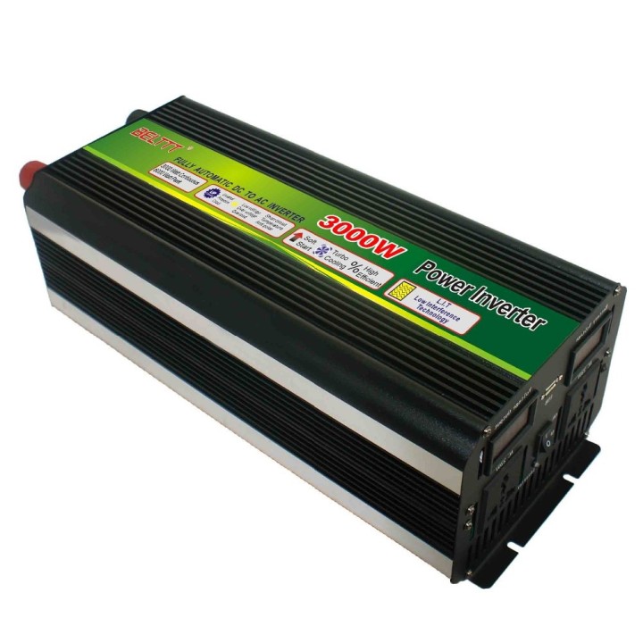 Convertisseur 24v 220v 3kw 3000w 6000w crete lcd 230v 240v 3000 watt 24 volt 4000w 5000w 5500w