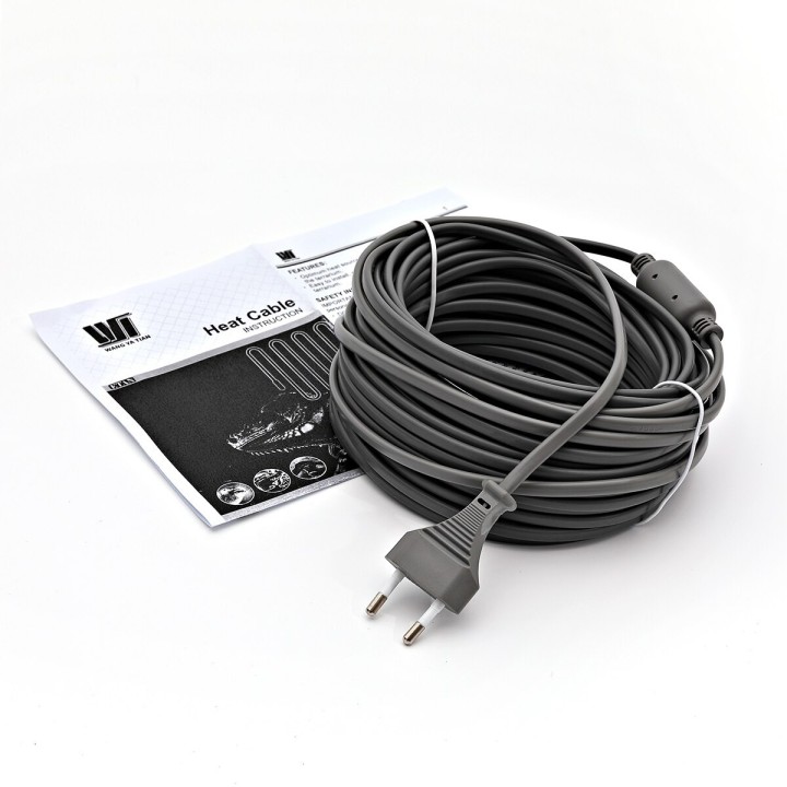 Cable chauffant autoregule antigel 7m 50W canalisation tuyau eau reptile chien chat anti gel electrique