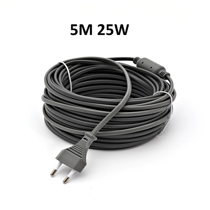Cable chauffant autoregule antigel 7m 50W canalisation tuyau eau reptile chien chat anti gel electrique