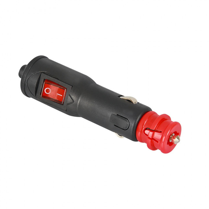 12v 24V car cigarette lighter plug with European and American switch compatible hella