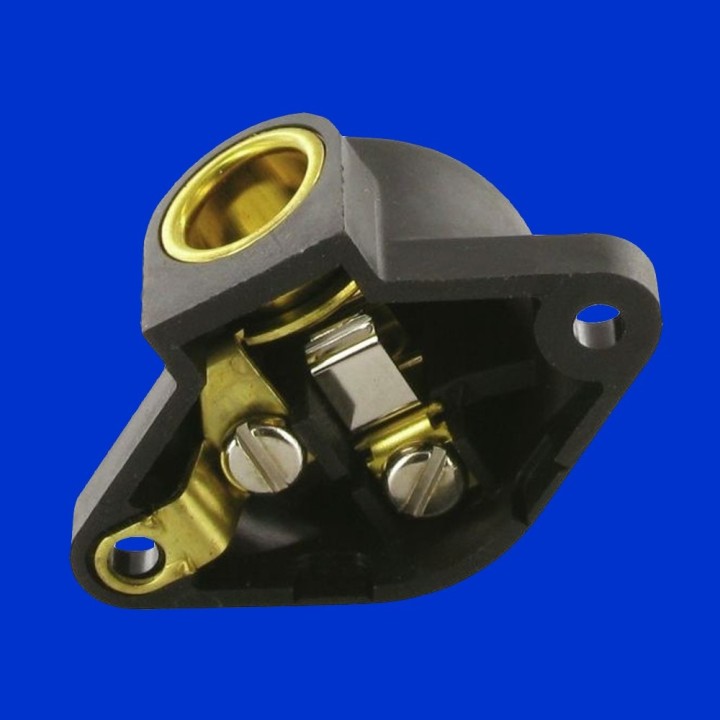 Female electric cigarette lighter socket 2 poles protruding HELLA 8JB 004 123-001 automotive plug