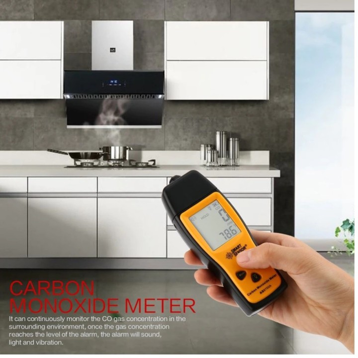 AS8700A Carbon Monoxide Meter CO Gas Leak Detector Analyzer Monitor Tester 1000ppm