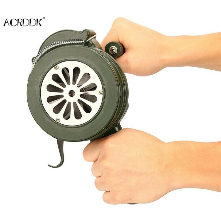 110dB Hand Crank Manual Operated Portable Air Raid Alarm/Siren