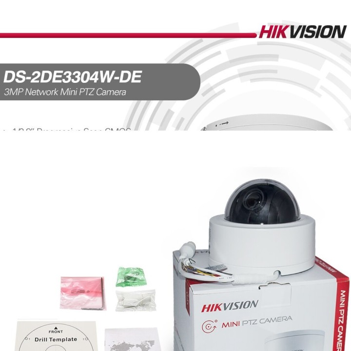 4 cameras rs485 MP POE IP Network Mini Dome 4X Zoom PTZ 2-Way Audio IK10 iVMS SD Card