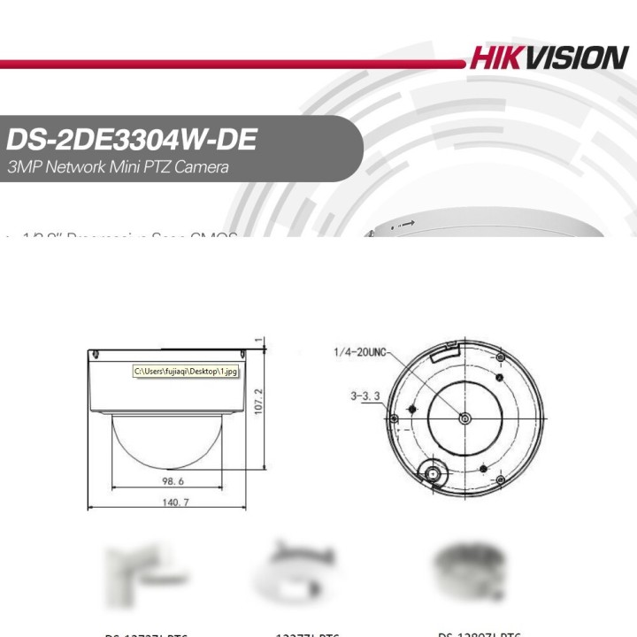 4 telecamere rs485 MP POE Rete IP Mini Dome Zoom 4X PTZ Audio a 2 vie IK10 iVMS Scheda SD