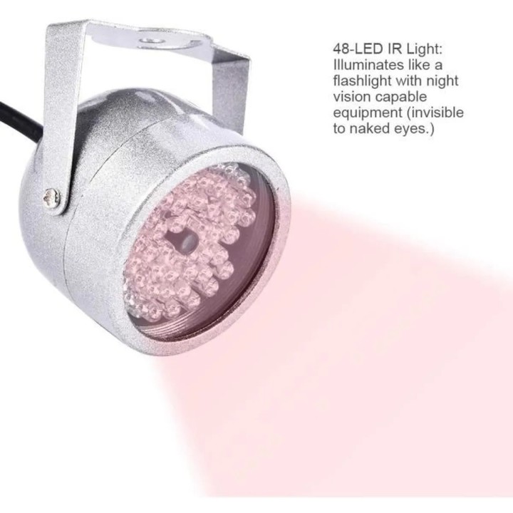 48 LED-Illuminator-Licht IR-Infrarot-Nachtsichtlampe für Überwachungskamera