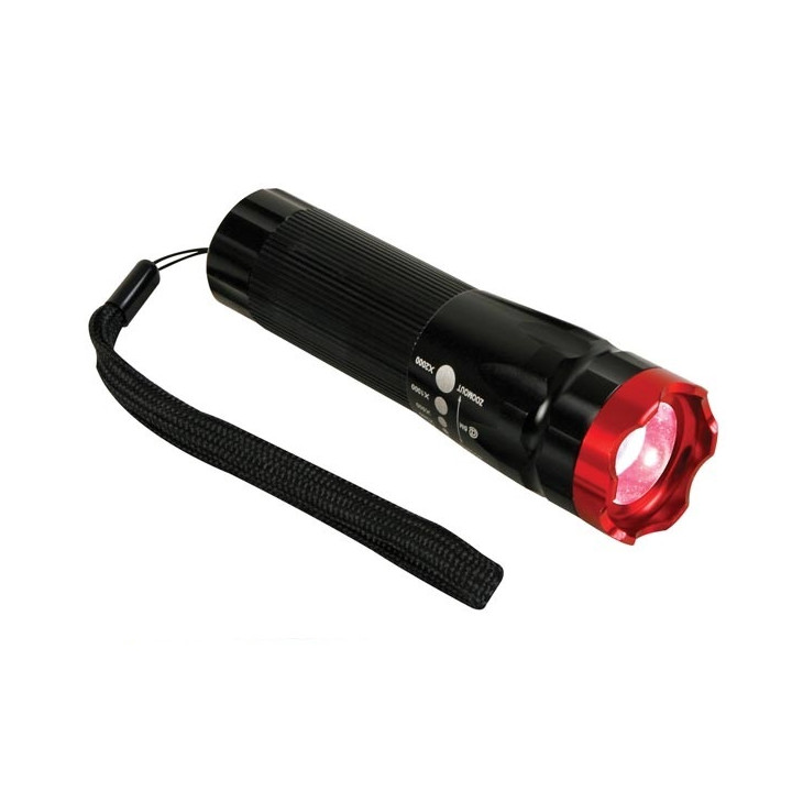 In alluminio ha portato torcia potente 3w bianco efl16 velleman - 1