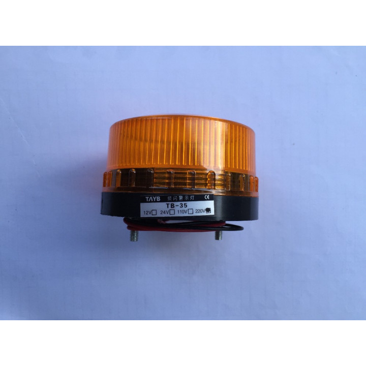 Flash allarme elettronico IP54 illuminazione a LED di segnalazione 220v 230v luce gialla velleman - 6