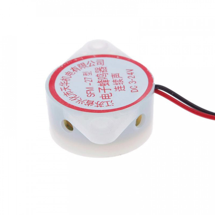 3 X 95dB de alarma de alta decibelios 3-24V 12V Electronic Zumbador pitido continuo para Arduino SFM-27