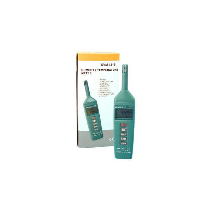 Tester elettronico digitale d'umidita e temperatura (0% a 100% umidita' relativa e 20°c a +60°c) dvm1315 jr international - 3