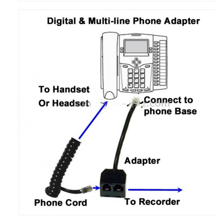 Usb digital telephone phone call voice recorder pc jr international - 5