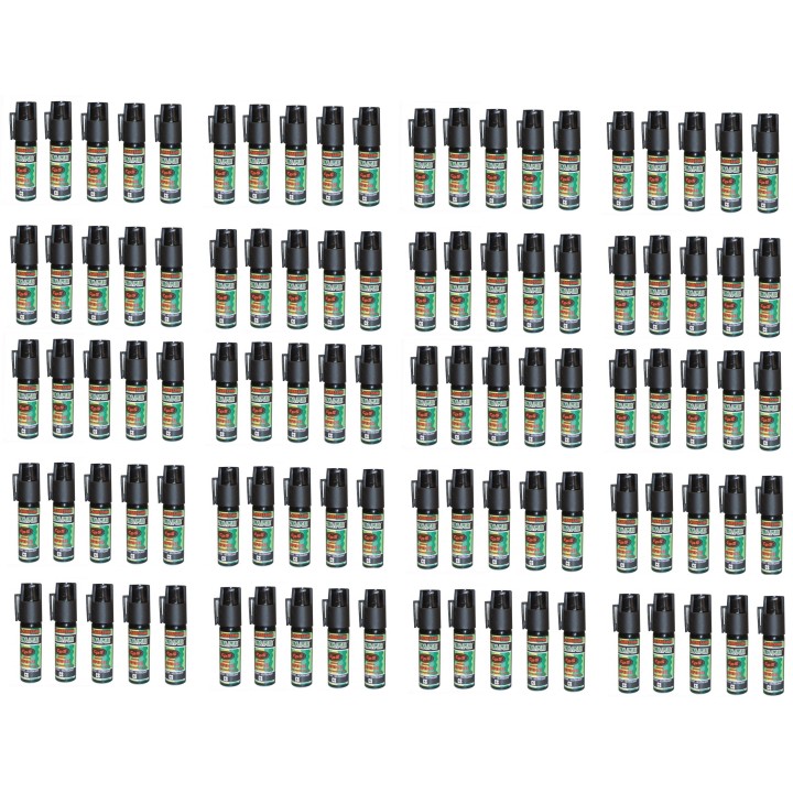 100 aerosol gas paralisante pimienta 25ml pequeño modelo gas pimienta spray pimienta lacrimogneo gas defensa seguridad jr intern