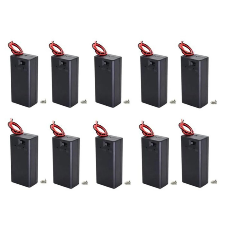10 Battery holder for 9v cell 1 x 9v 6f22 6lr6 velleman - 2