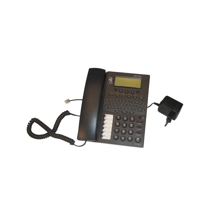 Phone with a built in qwerty keypad for sending and receiving of sms via tel. line or gsm module jablotron - 1