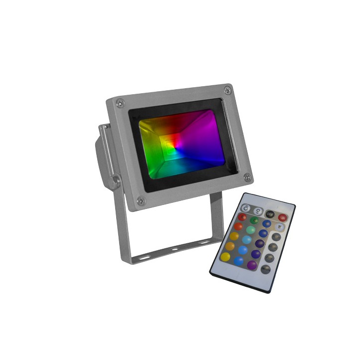 Projector smd led 10w  90w rgb rot grün gelb blau 110v 220v outdoor ip65 remote jr international - 1