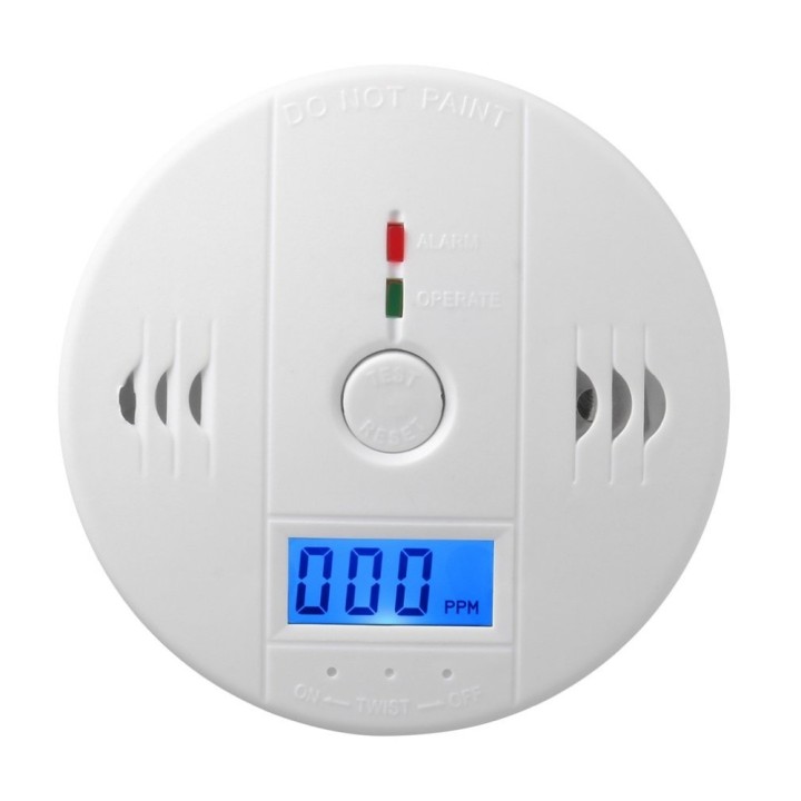 sensor gaz  9v carbon monoxide co  en50291 type b odorless  detection alarm buzzer jr international - 1
