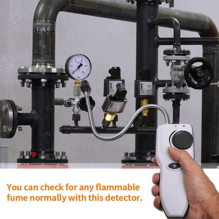 Detecteur de gaz Combustible Portable gm8800b localisation testeur de fuite alarme sonore lumineuse