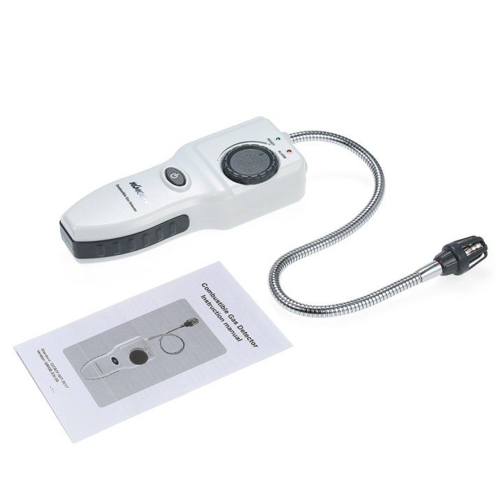 Detector de gas inflamable portátil gm8800b probador de fugas de gas, con alarma de luz y sonido, sensibilidad ajustabl