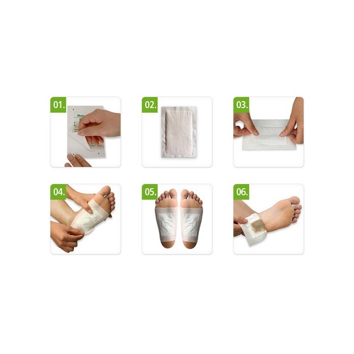 Kinoki detox foot pads patches with adhersive health care with opp bag as seen on tv jr international - 1