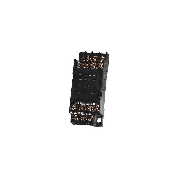 Relay socket pyf14a din rail for omron 14 pins hha54p my4 jqx-13f 4z 3a 300v 7a dealx - 3