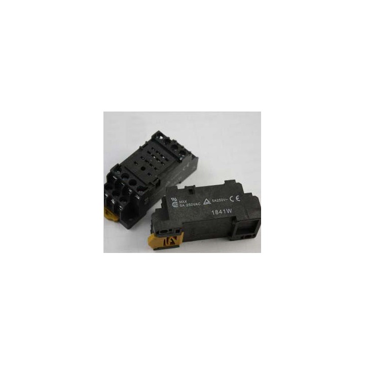 Relay socket pyf14a din rail for omron 14 pins hha54p my4 jqx-13f 4z 3a 300v 7a dealx - 2