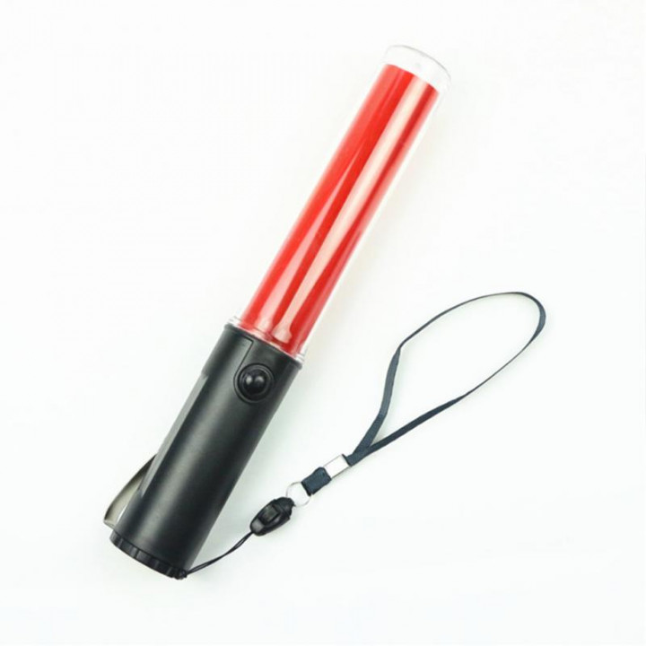 Bastone luminoso da 26 cm torcia a LED che illumina il traffico stradale dell'aeroporto a luce rossa Lovoski - 8