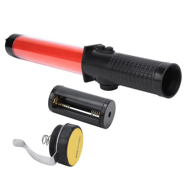 Bastone luminoso da 26 cm torcia a LED che illumina il traffico stradale dell'aeroporto a luce rossa Lovoski - 18