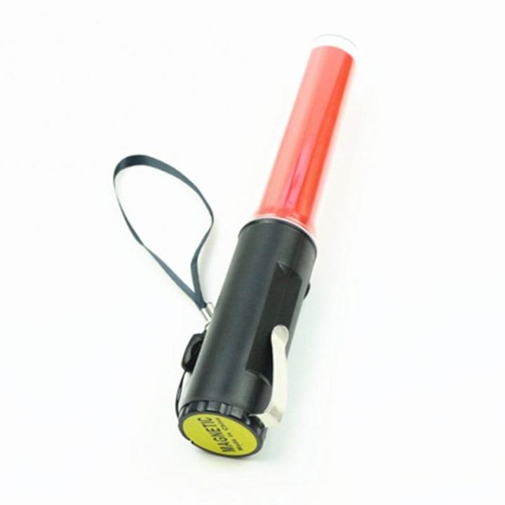 5 Bastone luminoso da 26 cm torcia a LED che illumina il traffico stradale dell'aeroporto a luce rossa eclats antivols - 7