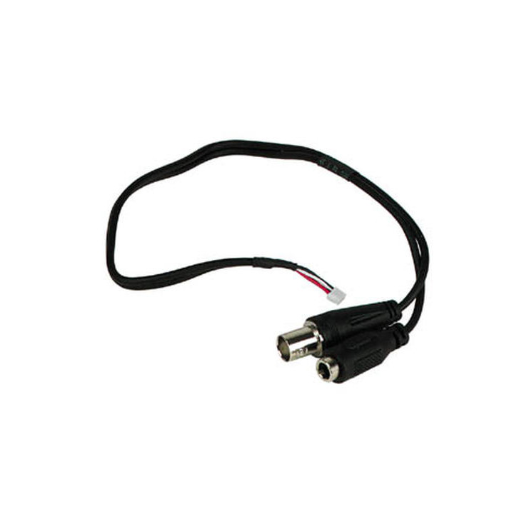 Cable 30cm bnc macho y jack alimentacion para camara video vigilancia cables conexiones cables conexiones velleman - 1
